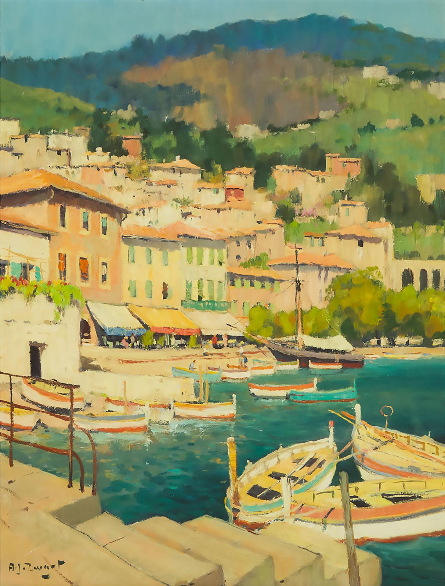 Adrianus (Arie) Johannes Zwart (1903-1981) - Villefranche-Sur-Mer, French Riviera