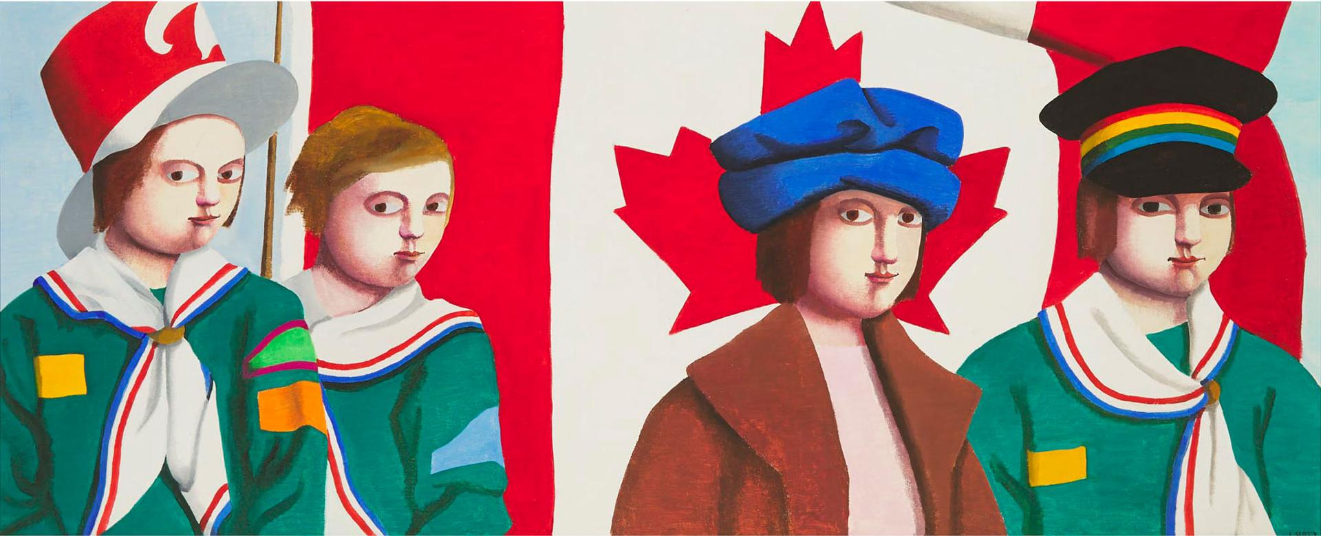Louise Scott (1936-2007) - Drapeau
