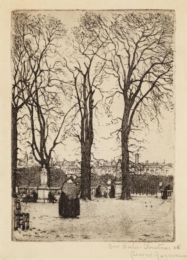 Clarence Alphonse Gagnon (1881-1942) - Luxembourg Gardens
