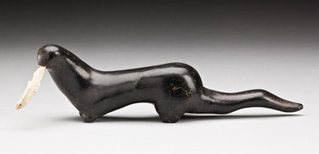 Peter Tukai (1921-1976) - Black stone and ivory