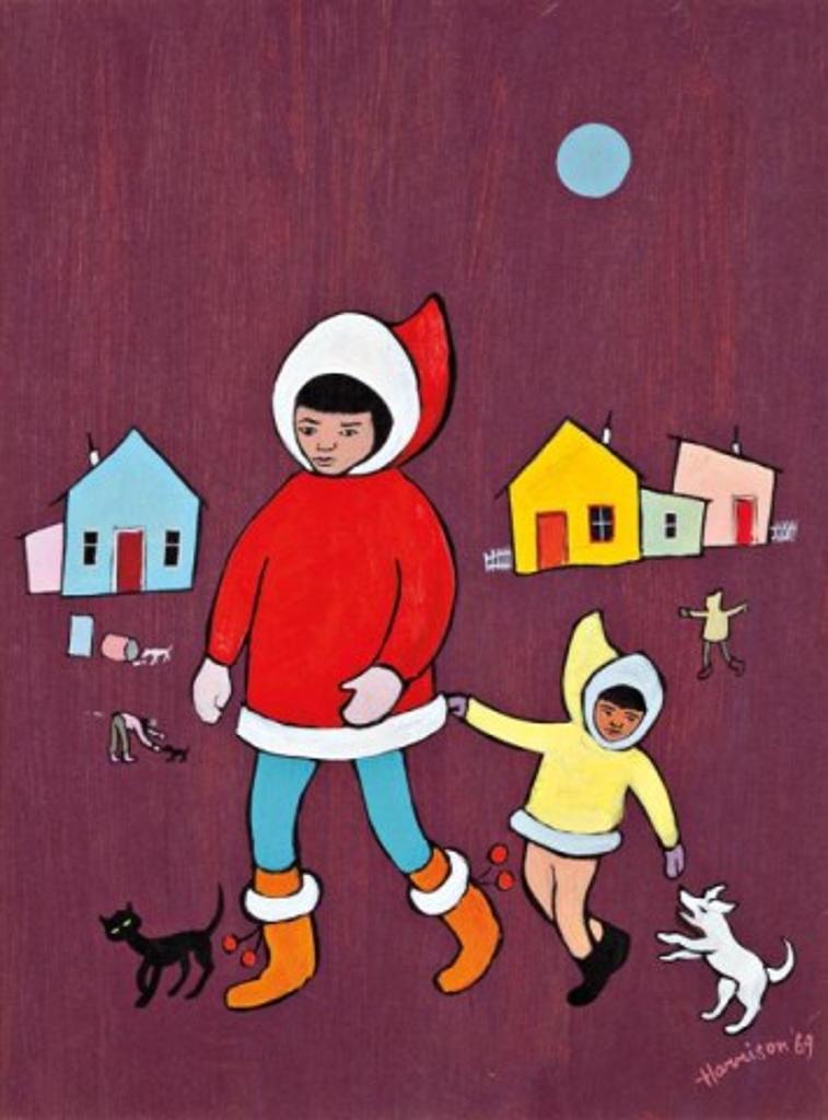 Ted Harrison (1926-2015) - Winter Fun