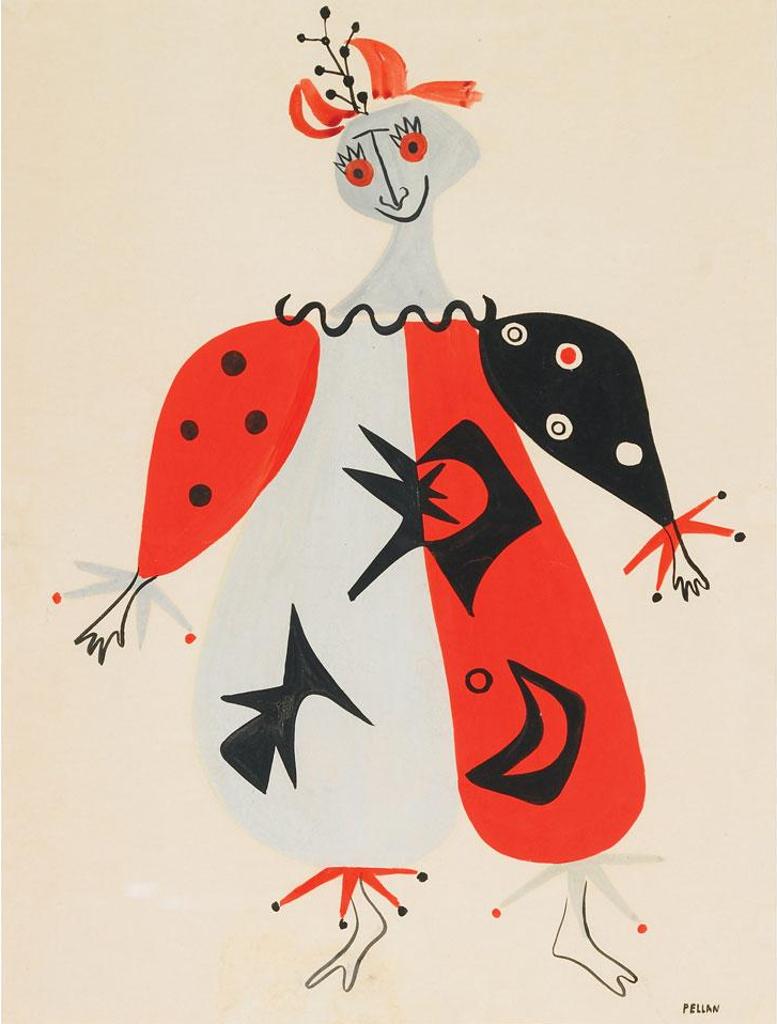 Alfred Pellan (1906-1988) - Madame Pamplemousse