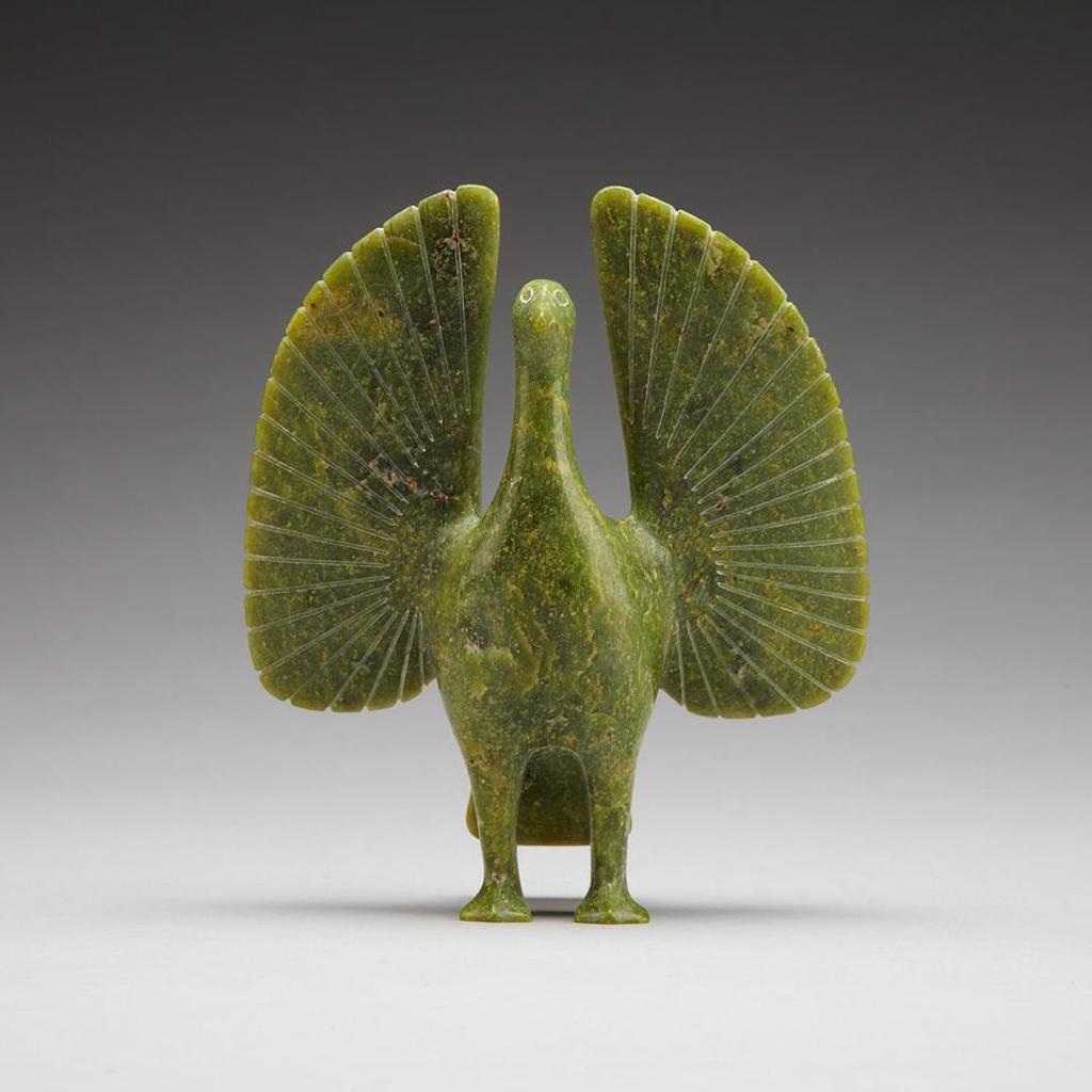 Abraham Etungat (1911-1999) - Bird With Upswept Wings