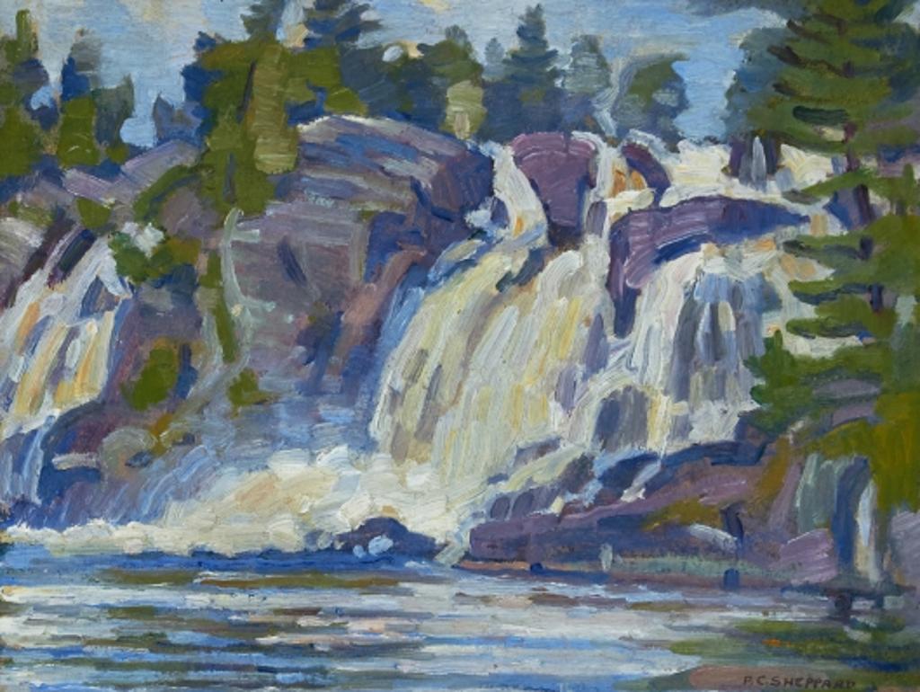Peter Clapham (P.C.) Sheppard (1882-1965) - High Falls, Muskoka (Near Bracebridge)