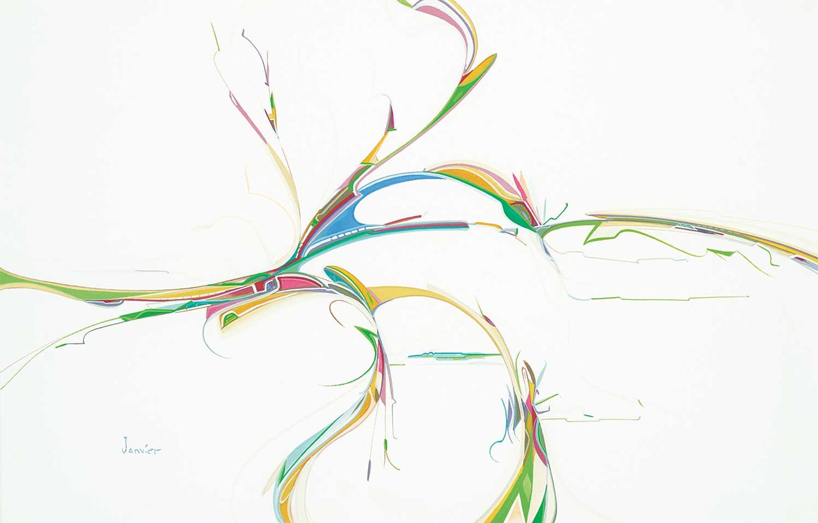 Alex Simeon Janvier (1935-2024) - Untitled - A Delicate Balance