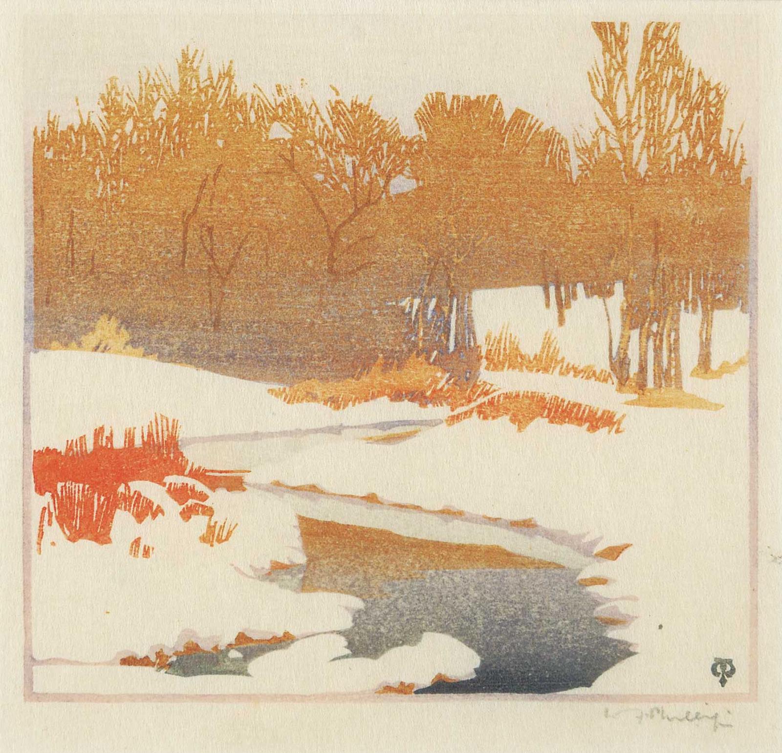 Walter Joseph (W.J.) Phillips (1884-1963) - The Stream in Winter