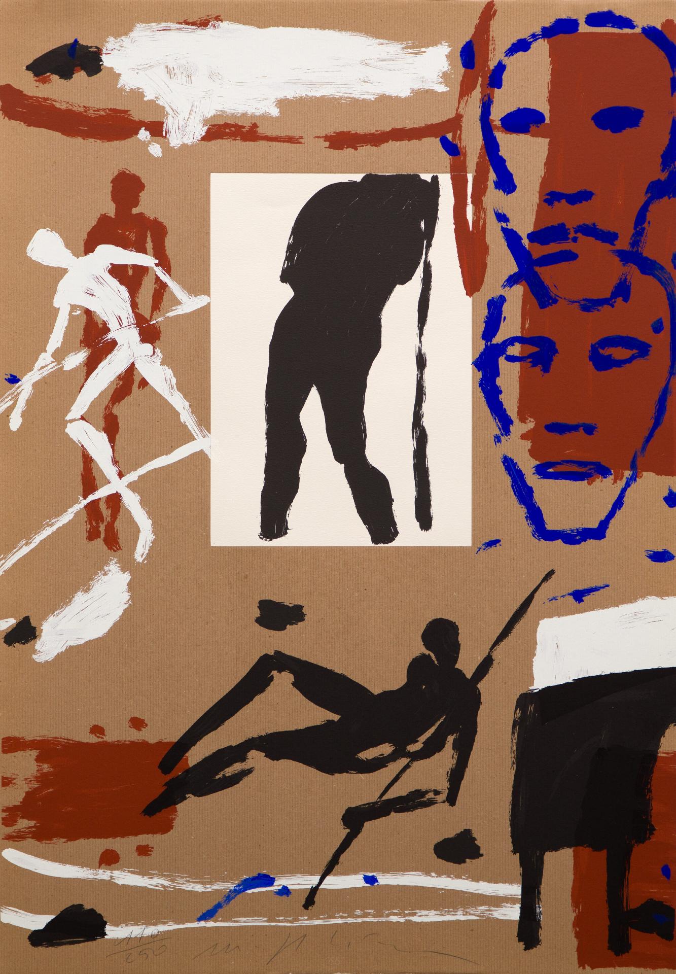 Mimmo Paladino (1948) - Sans titre / Untitled (de la suite / from the series « Olympic Centennial »), 1992