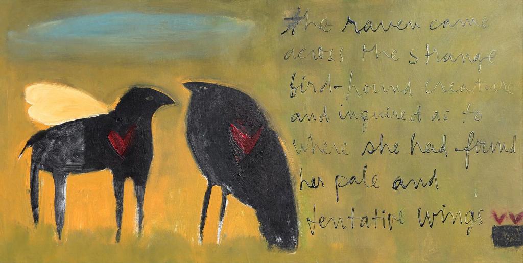 Sheila Norgate (1950) - Her Pale And Tentative Wings