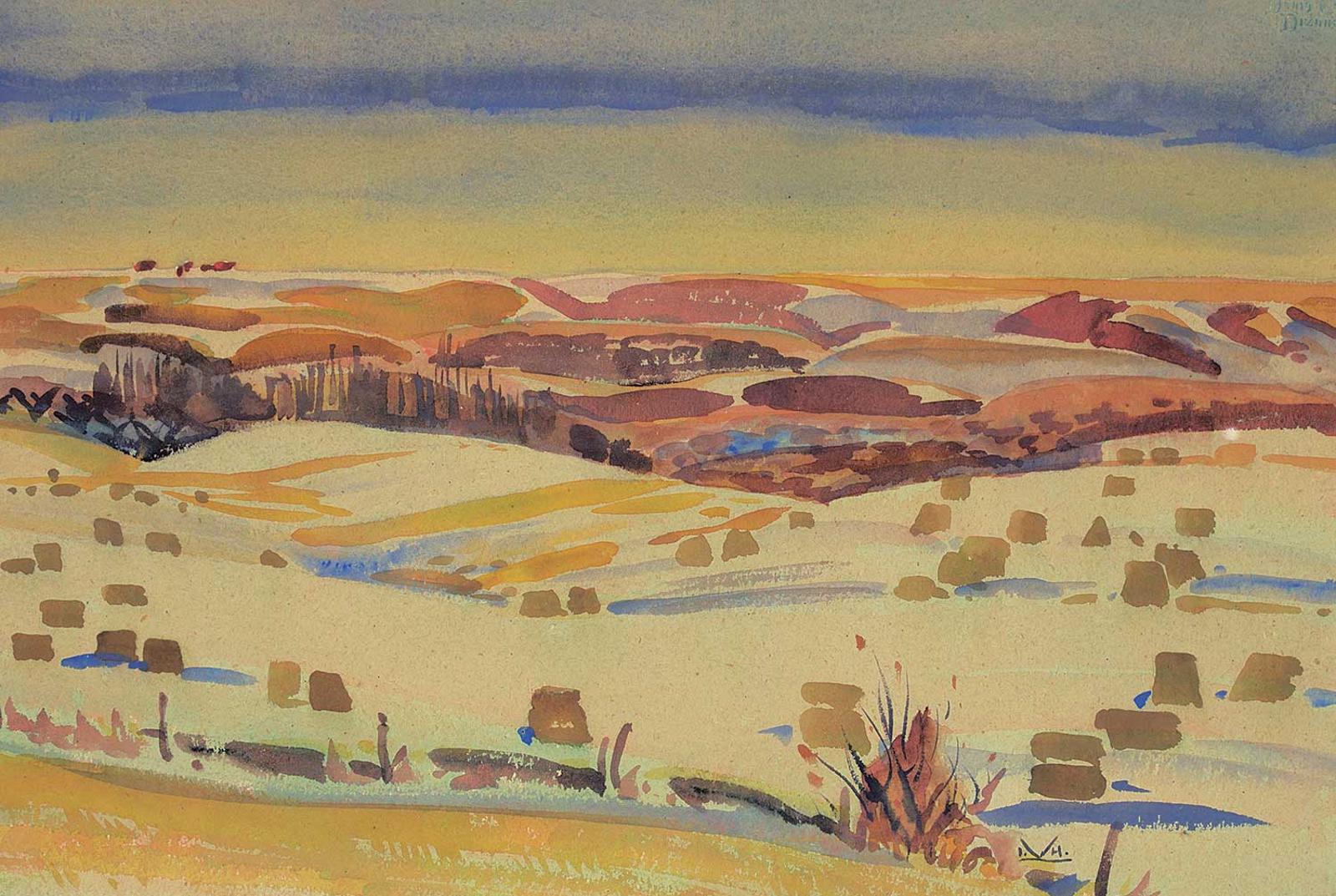 Illingworth Holey (Buck) Kerr (1905-1989) - Haycocks / Snow