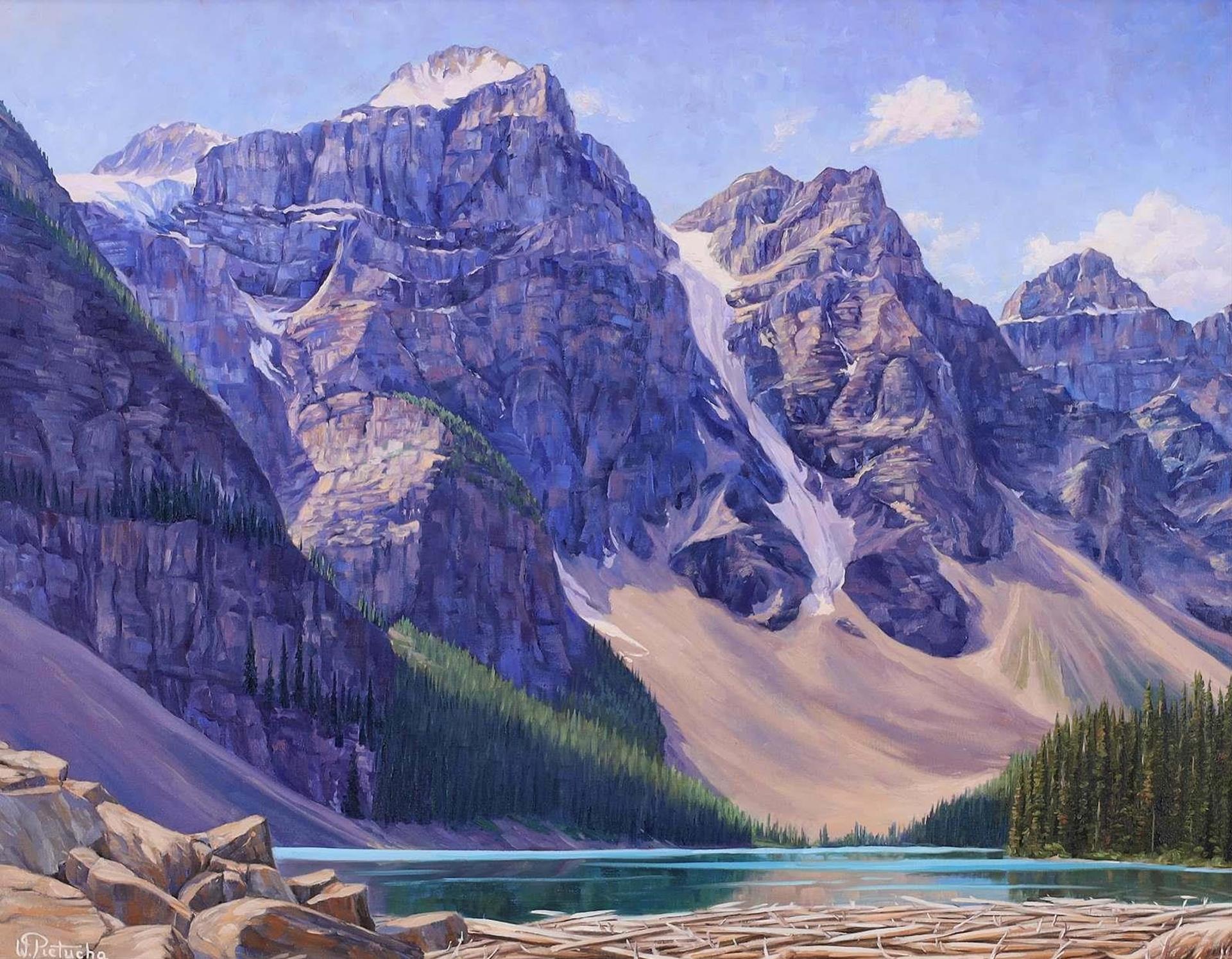 Waclaw Pietucha (1951) - Moraine Lake; 2006