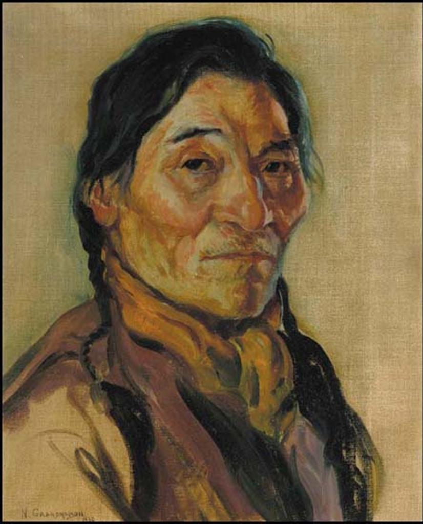 Nicholas (Nickola) de Grandmaison (1892-1978) - Seekseewaitis (One of the Braves of Riel, Duck Lake)