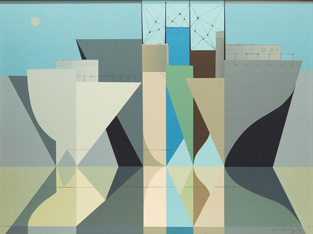 Bertram Charles (B.C.) Binning (1909-1976) - Ships in Classical Calm