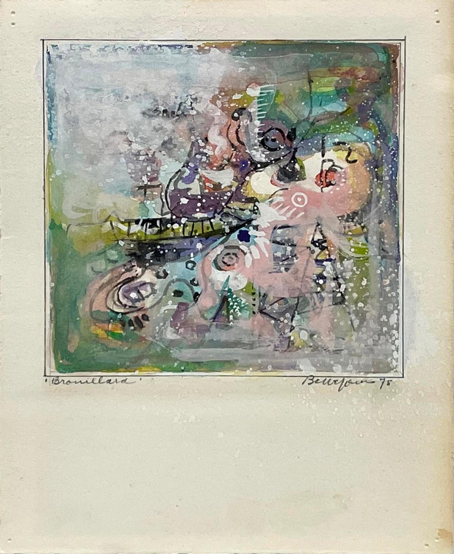 Léon Bellefleur (1910-2007) - Brouillard, 1975