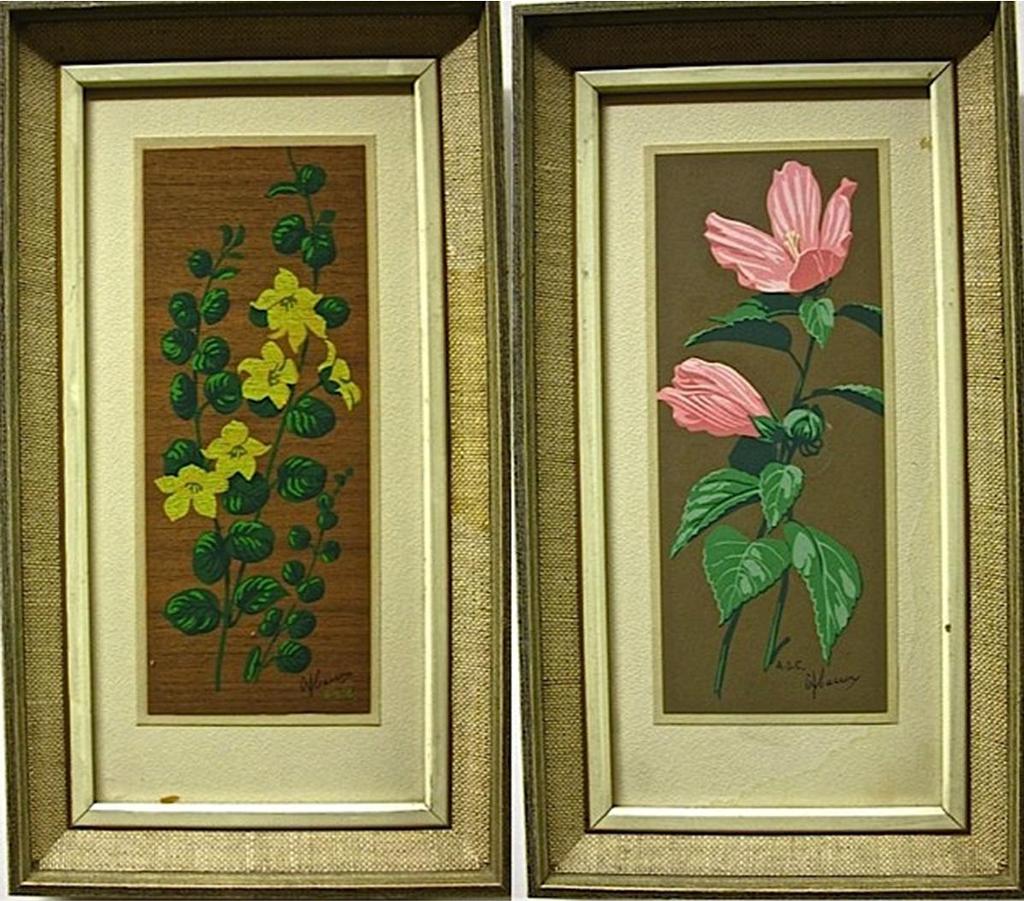 Alfred Joseph (A.J.) Casson (1898-1992) - Yellow And Pink Flowers