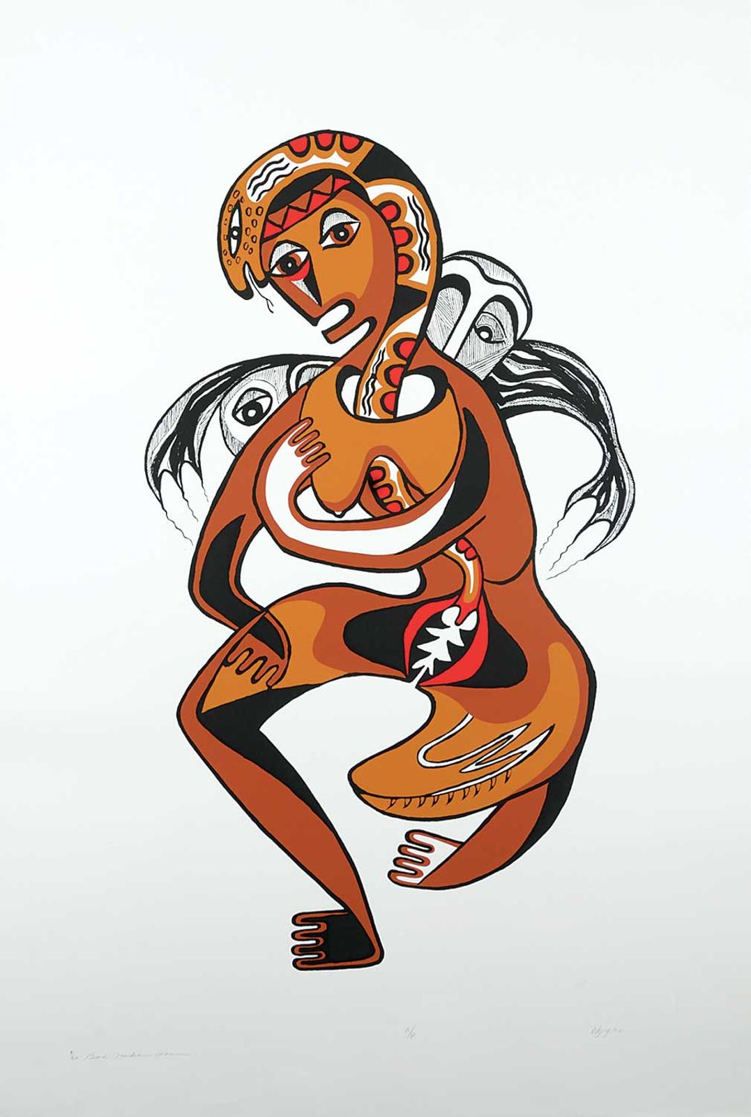 Daphne Odjig (1919-2016) - Bad Medicine Woman #A/P