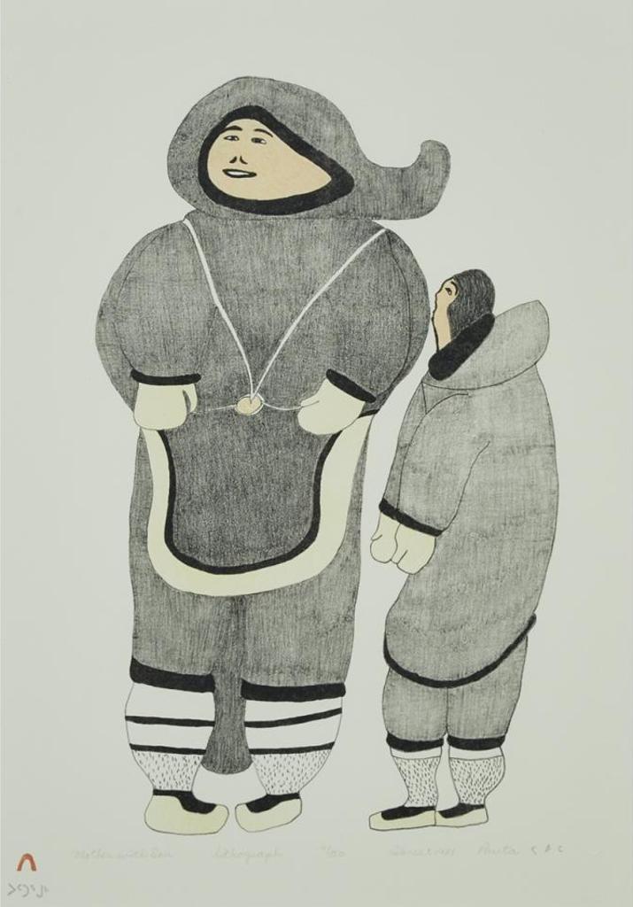 Pauta Saila (1916-2009) - Mother With Son