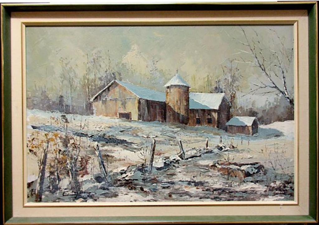 Claude Langevin (1942-2024) - Barns In Winter