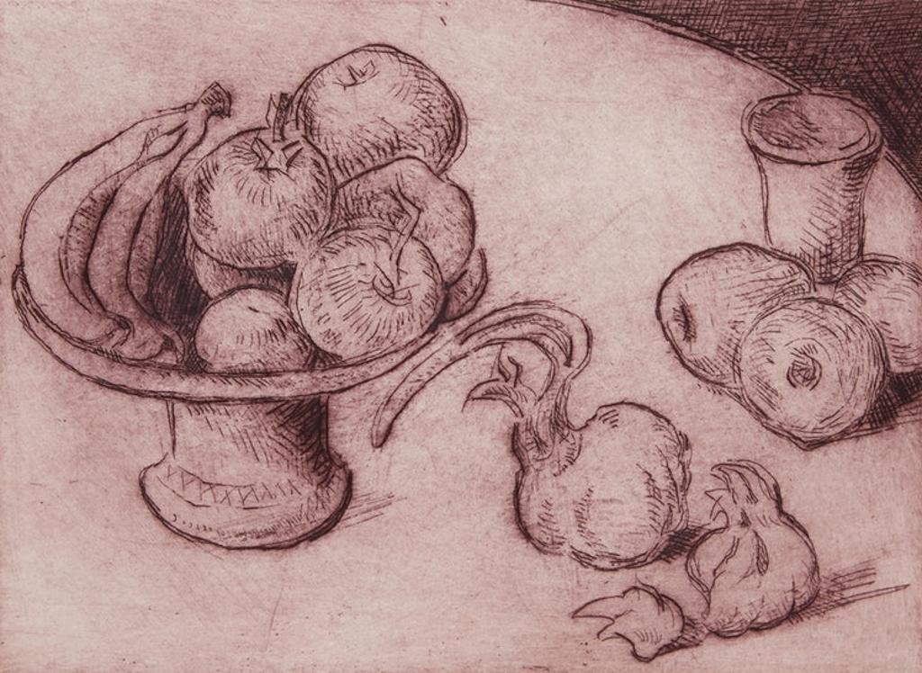 Joseph (Joe) Francis Plaskett (1918-2014) - Still Life with Garlic