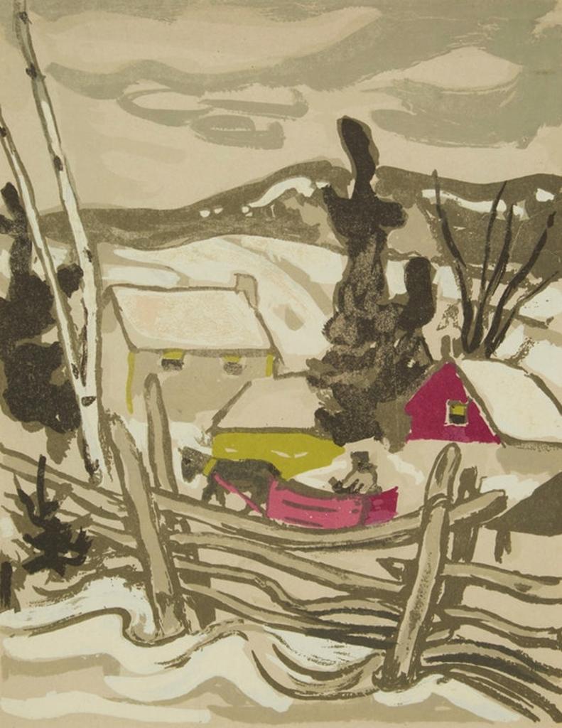 Alexander Young (A. Y.) Jackson (1882-1974) - Winter Sleigh; River Rapids