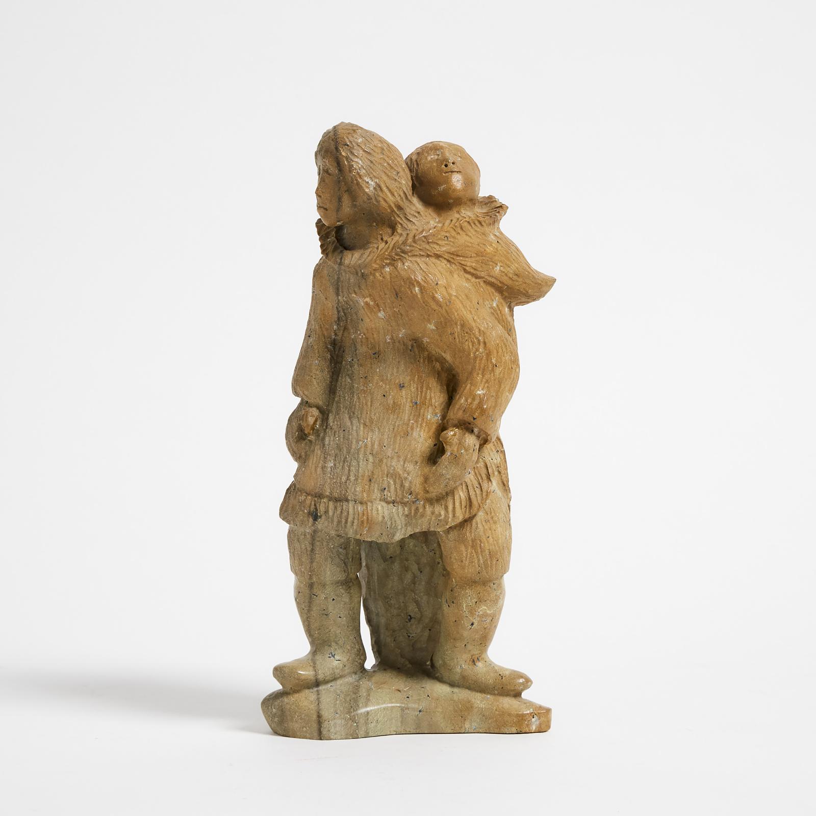 Cain Irqqarqsaq (1944) - Mother With Child In Amaut