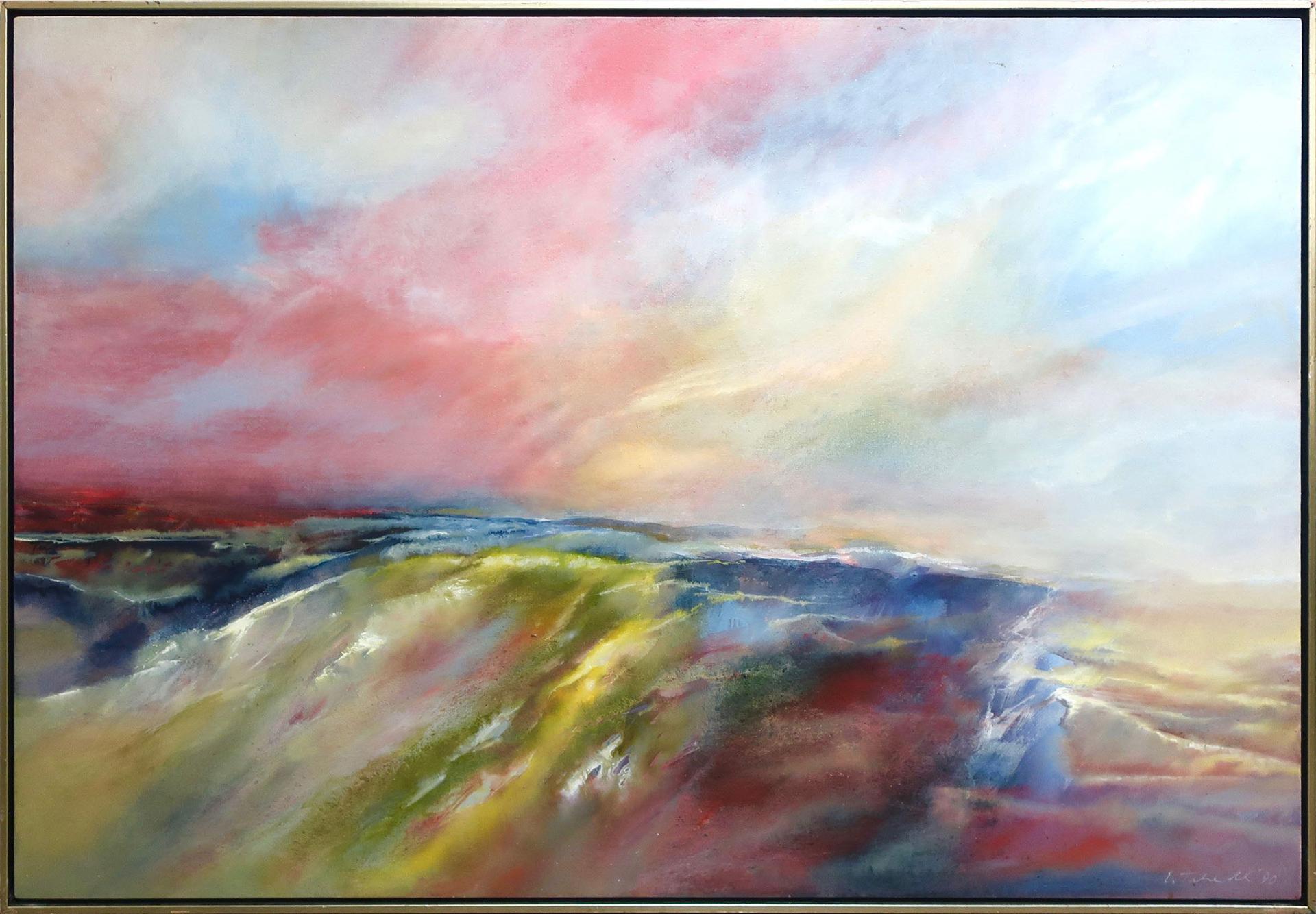 Ernestine Tahedl (1940) - Untitled (Pink Sky)