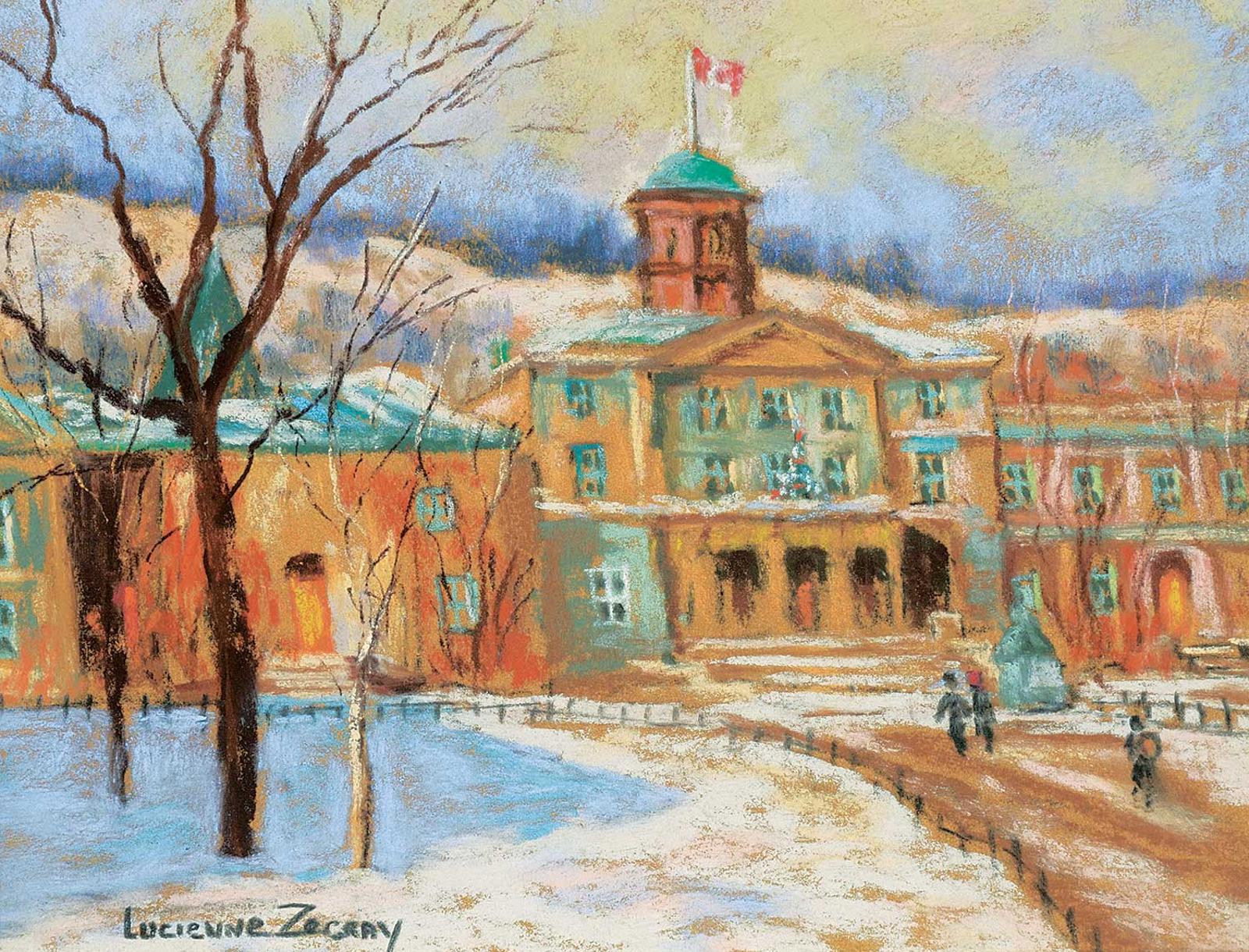 Lucienne Boucher Zegray (1939) - McGill sous la neige