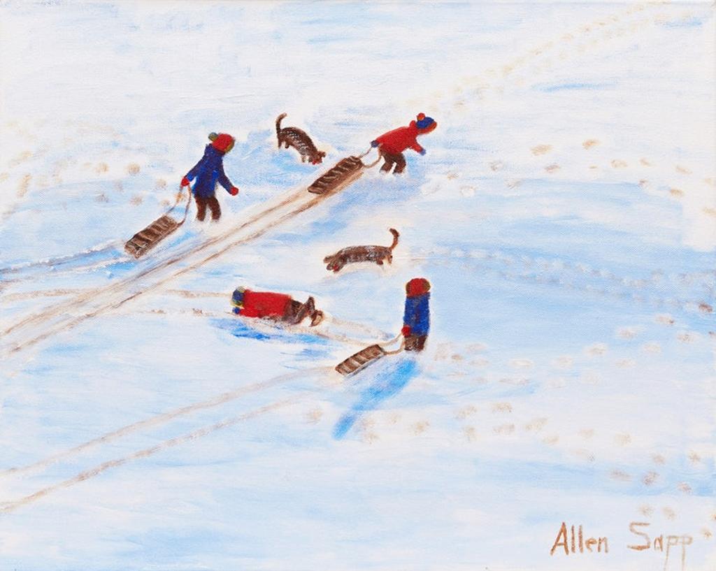 Allen Fredrick Sapp (1929-2015) - Sledding