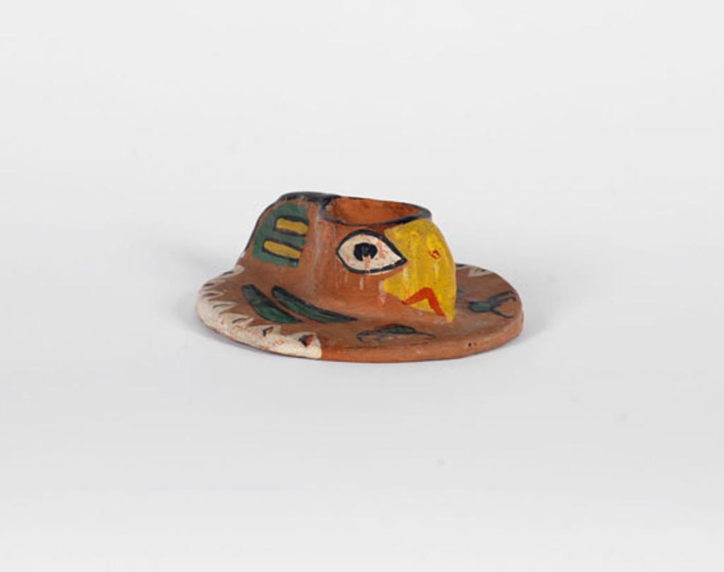 Emily Carr (1871-1945) - Klee Wyck Candlestick Holder - Bird Motif