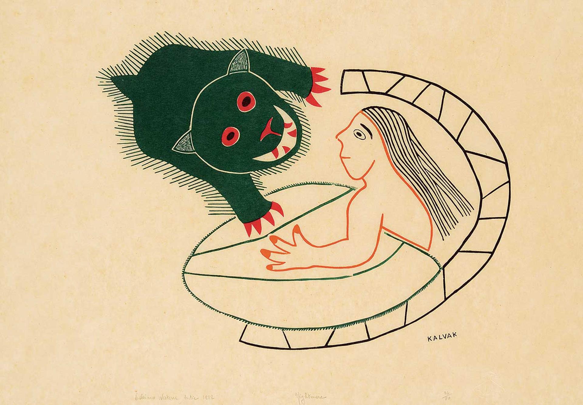 Helen Mabel Nigiyok Kalvak (1901-1984) - Nightmare  #36/50