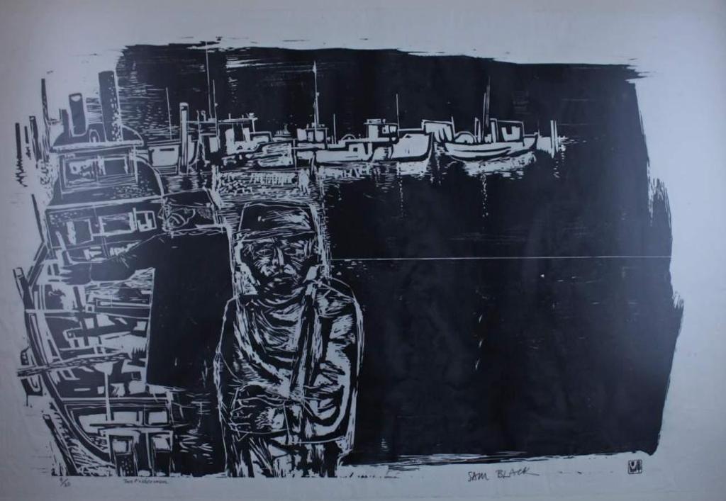 Sam Black (1913-1998) - Two Fishermen