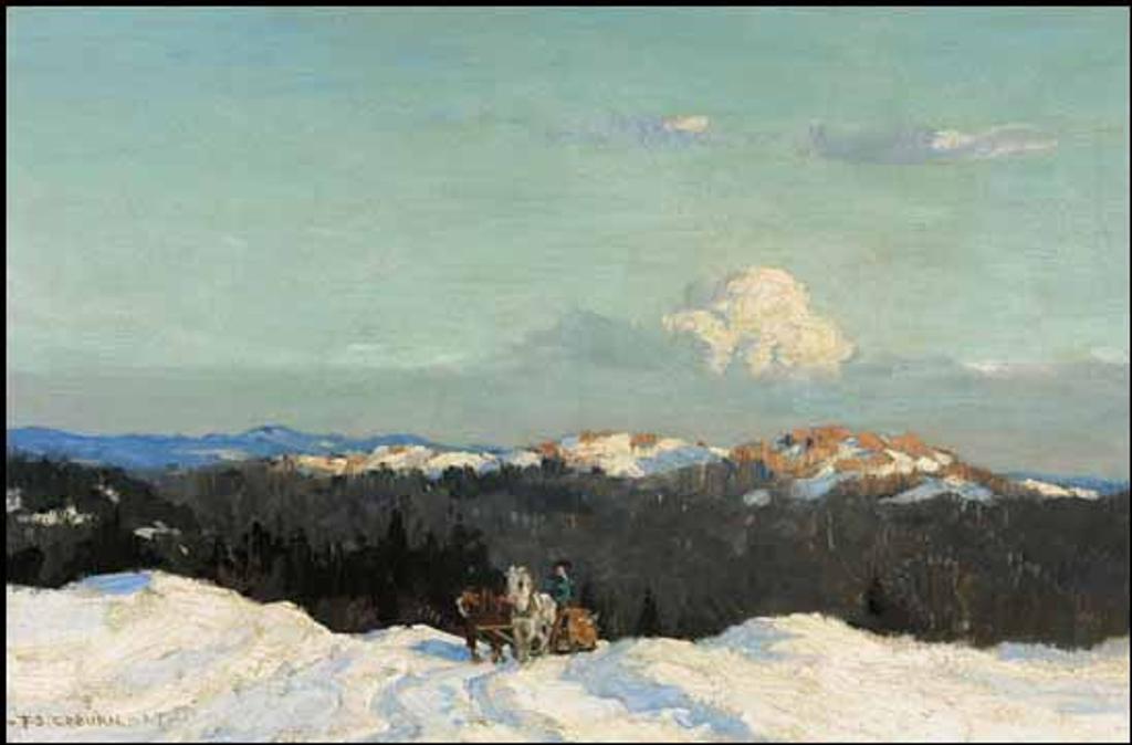 Frederick Simpson Coburn (1871-1960) - Hauling Logs, Eastern Townships