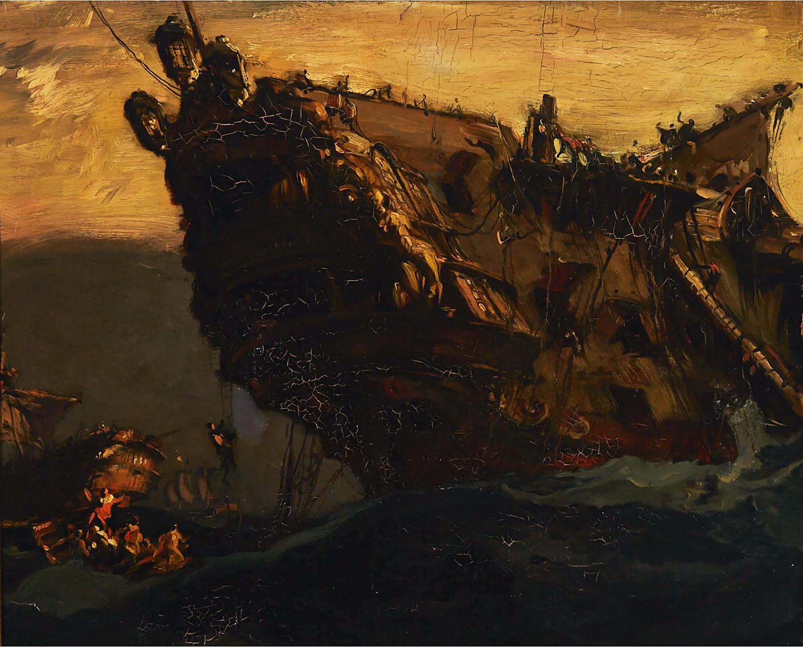 Sir Frank Brangwyn (1867-1956) - After Trafalgar, Circa 1911