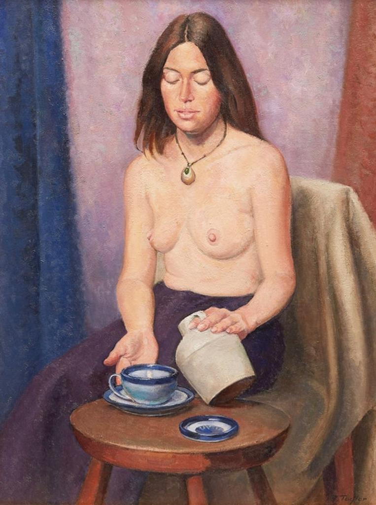 Frederick Bourchier Taylor (1906-1987) - Semi-nude Seated