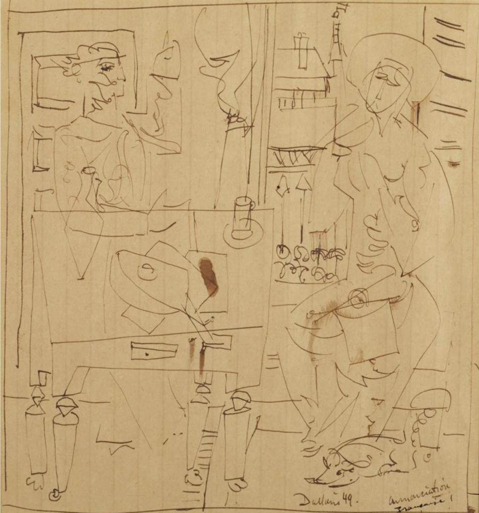Jean-Philippe Dallaire (1916-1965) - Annonciation