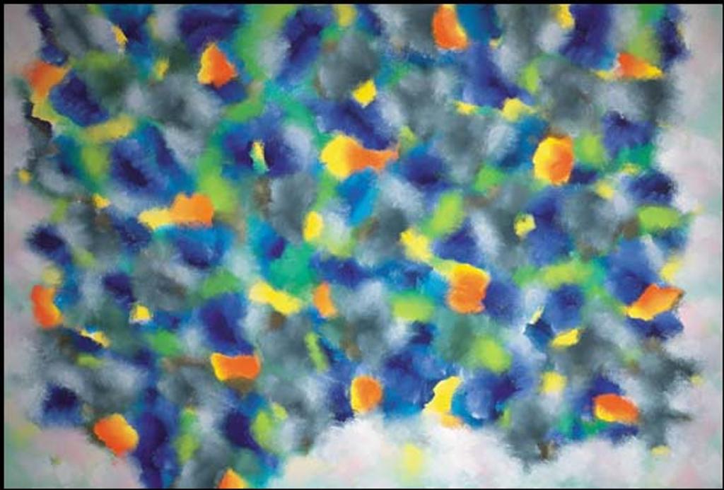 Gershon Iskowitz (1921-1988) - Landscape in Orange