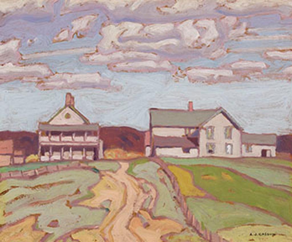 Alfred Joseph (A.J.) Casson (1898-1992) - Old Buildings, Wabamic