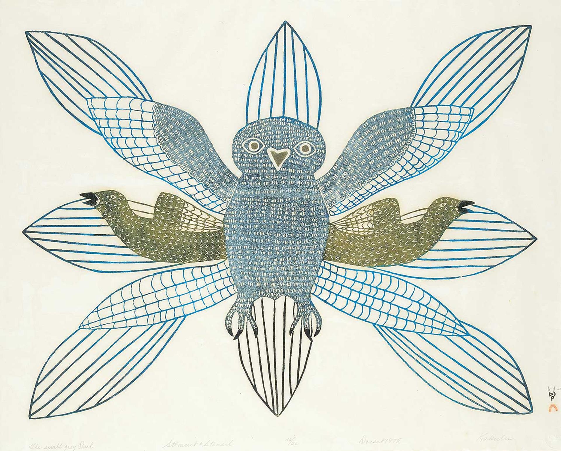 Sagiatuk Kakulu - The Small Grey Owl #42/50