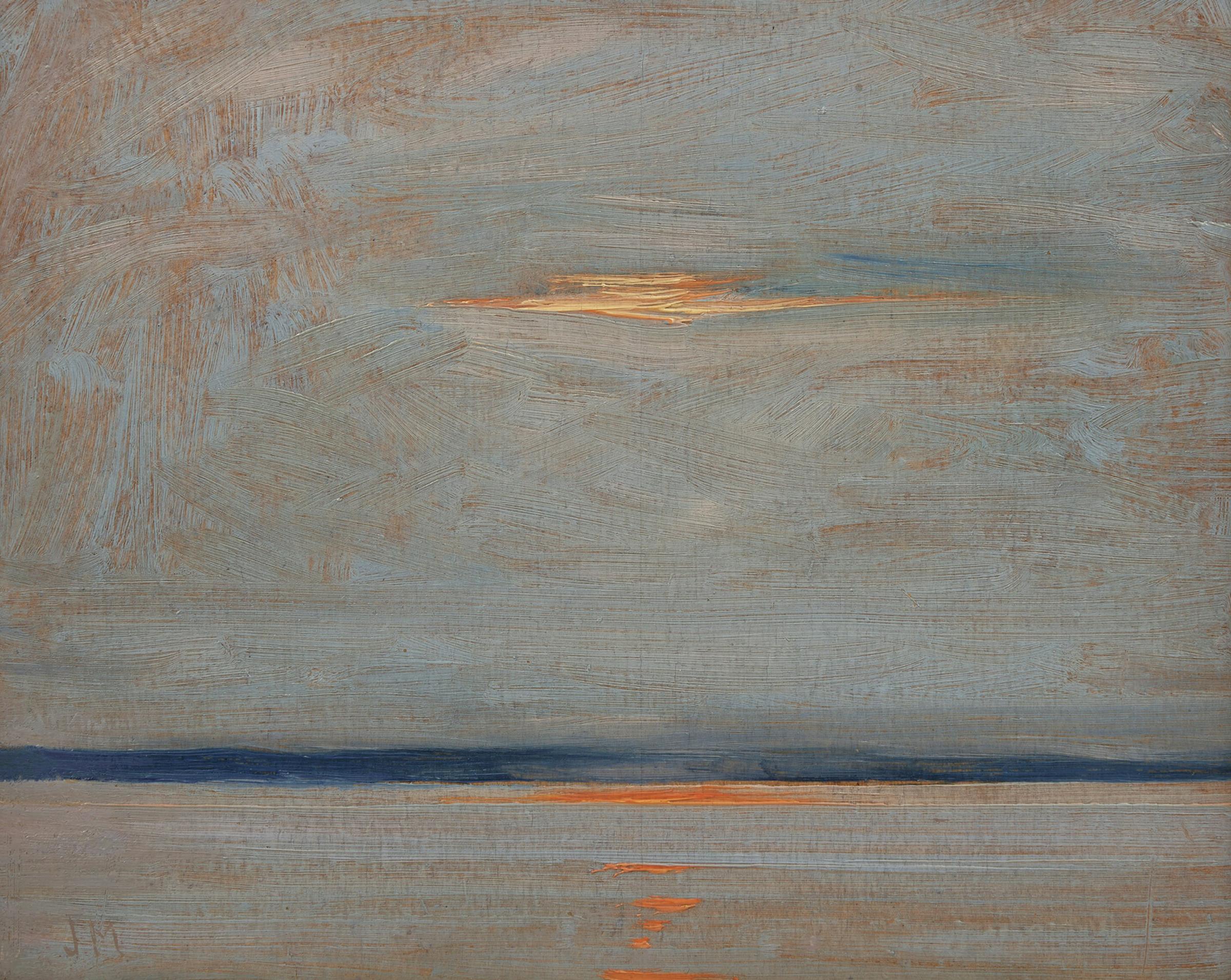James Edward Hervey (J.E.H.) MacDonald (1873-1932) - Sunset, Lake Simcoe