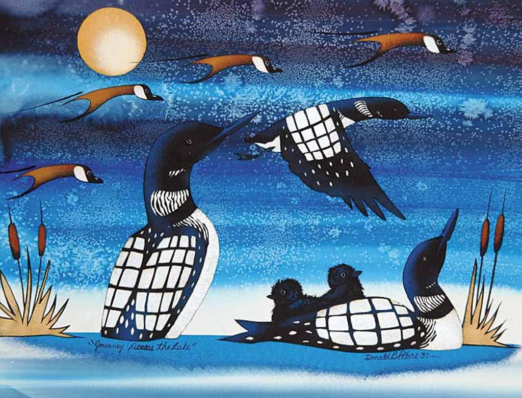 Donald Burpee Peters (1919-2014) - Journey Across the Lake