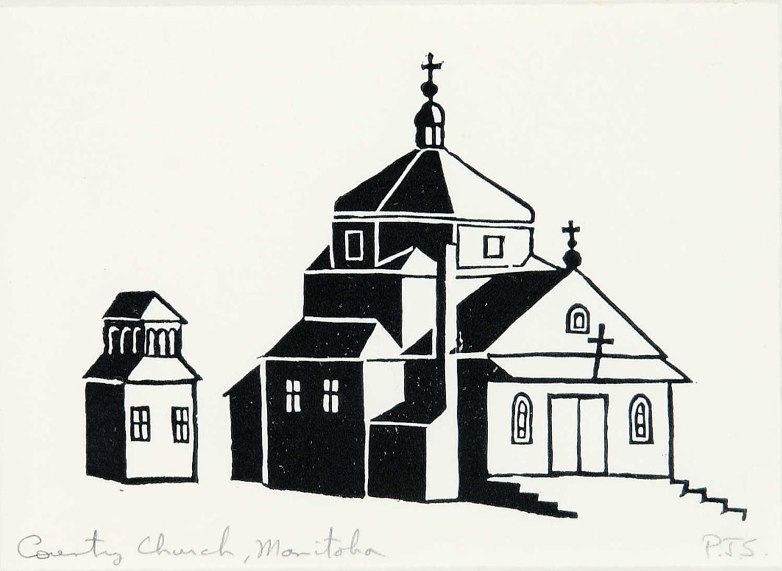 Peter J. Savage (1927-2015) - Country Church - Manitoba