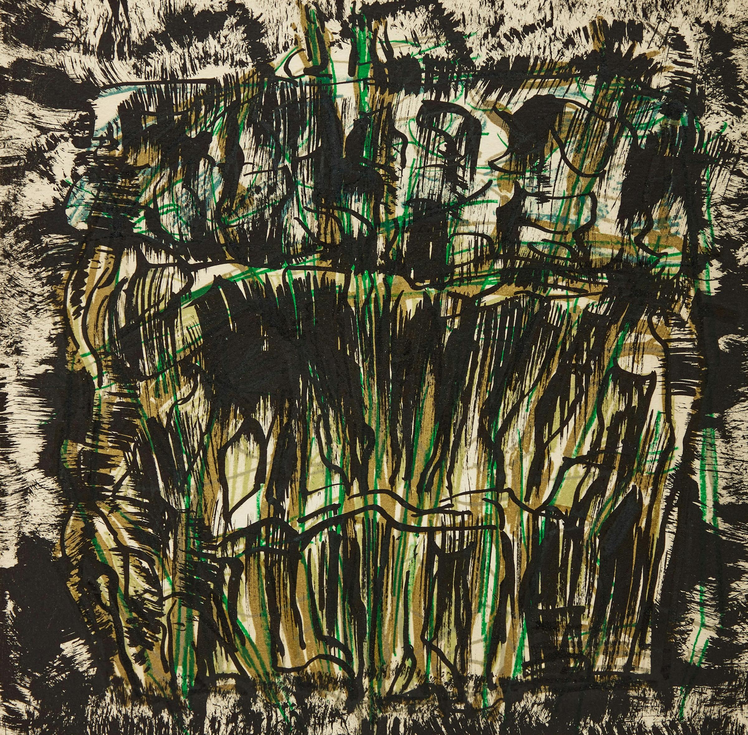Jean-Paul Riopelle (1923-2002) - Mauvaise herbe, 1976