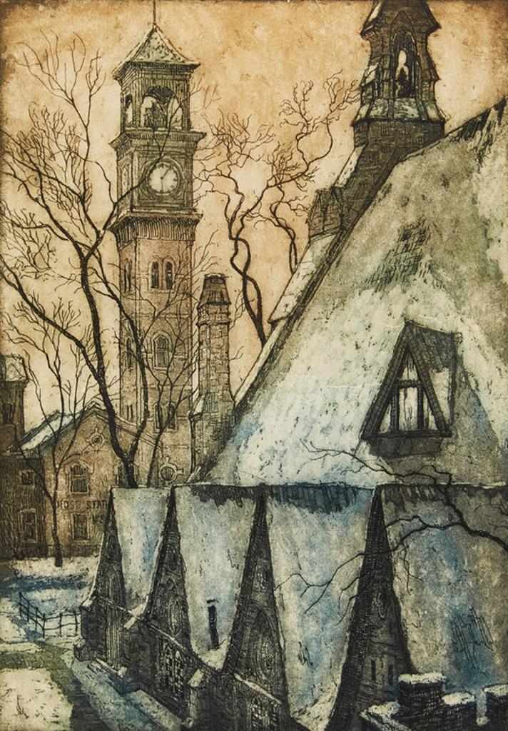 Nicholas Hornyansky (1896-1965) - Old St. Stephen's on Bellevue (Toronto)