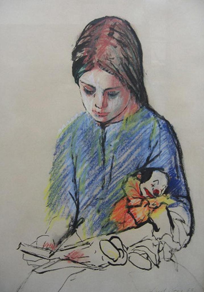 Frederick - Young Girl With Clown Doll
