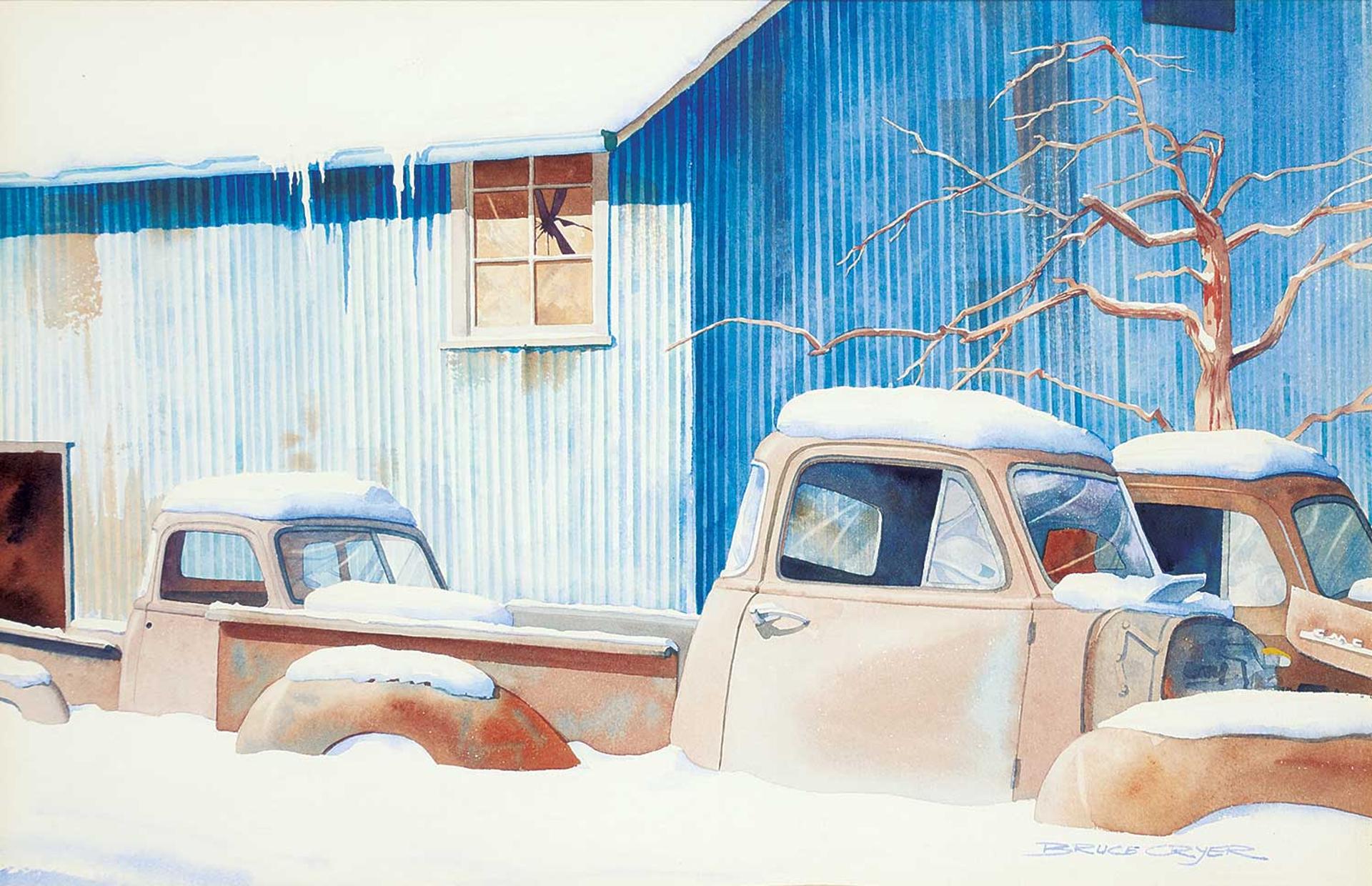 Bruce Cryer (1947) - Three Trucks