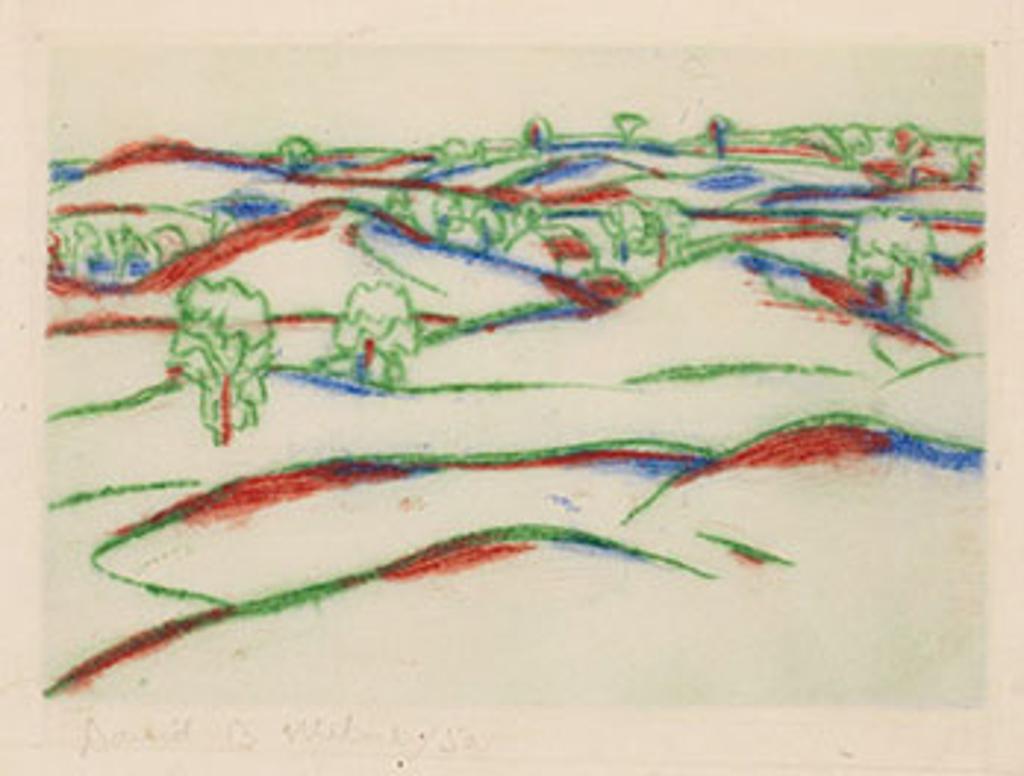 David Browne Milne (1882-1953) - Lines of the Earth