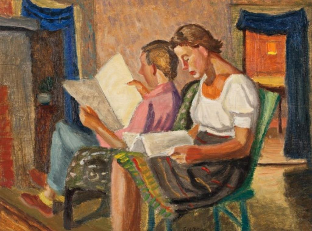 Phillip Henry Howard Surrey (1910-1990) - Evening in the Country