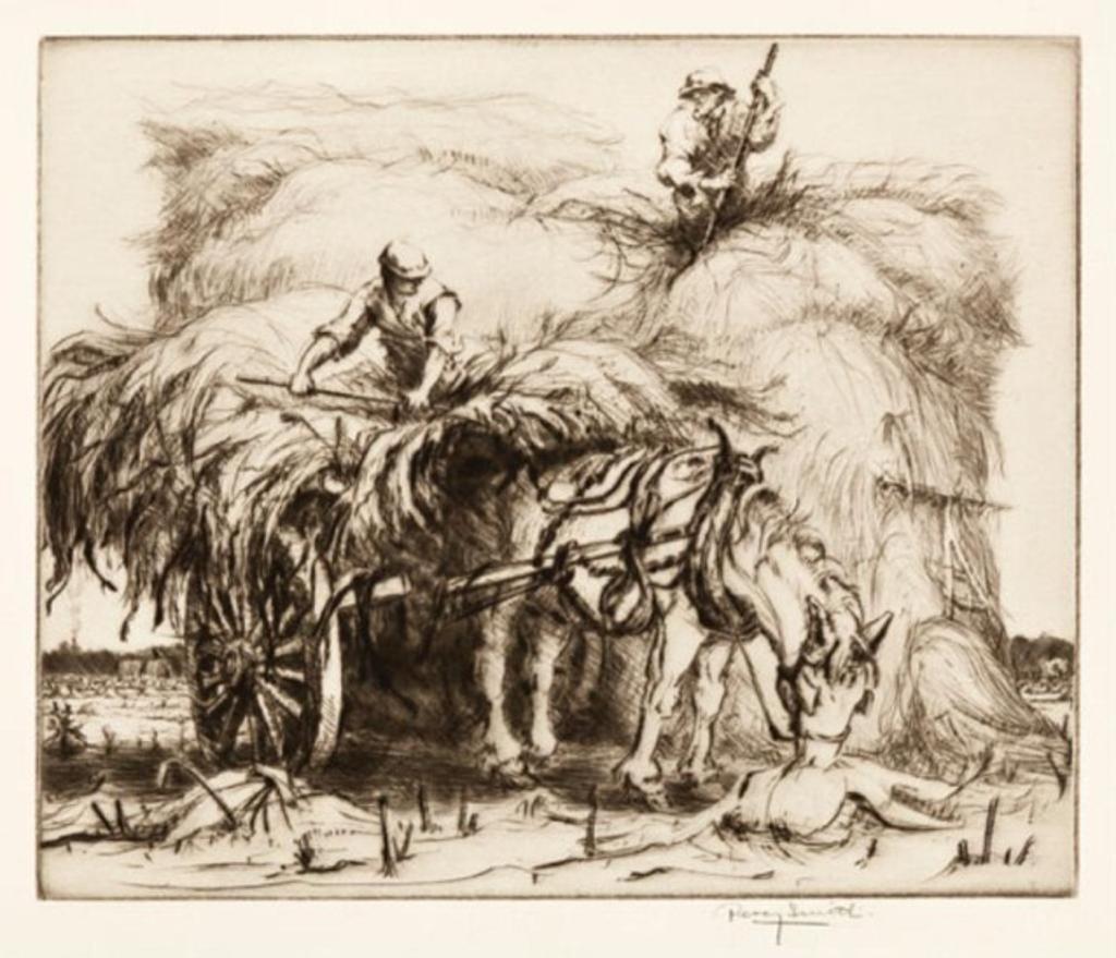 Percy John Delf Smith (1882-1948) - Biulding the Rack