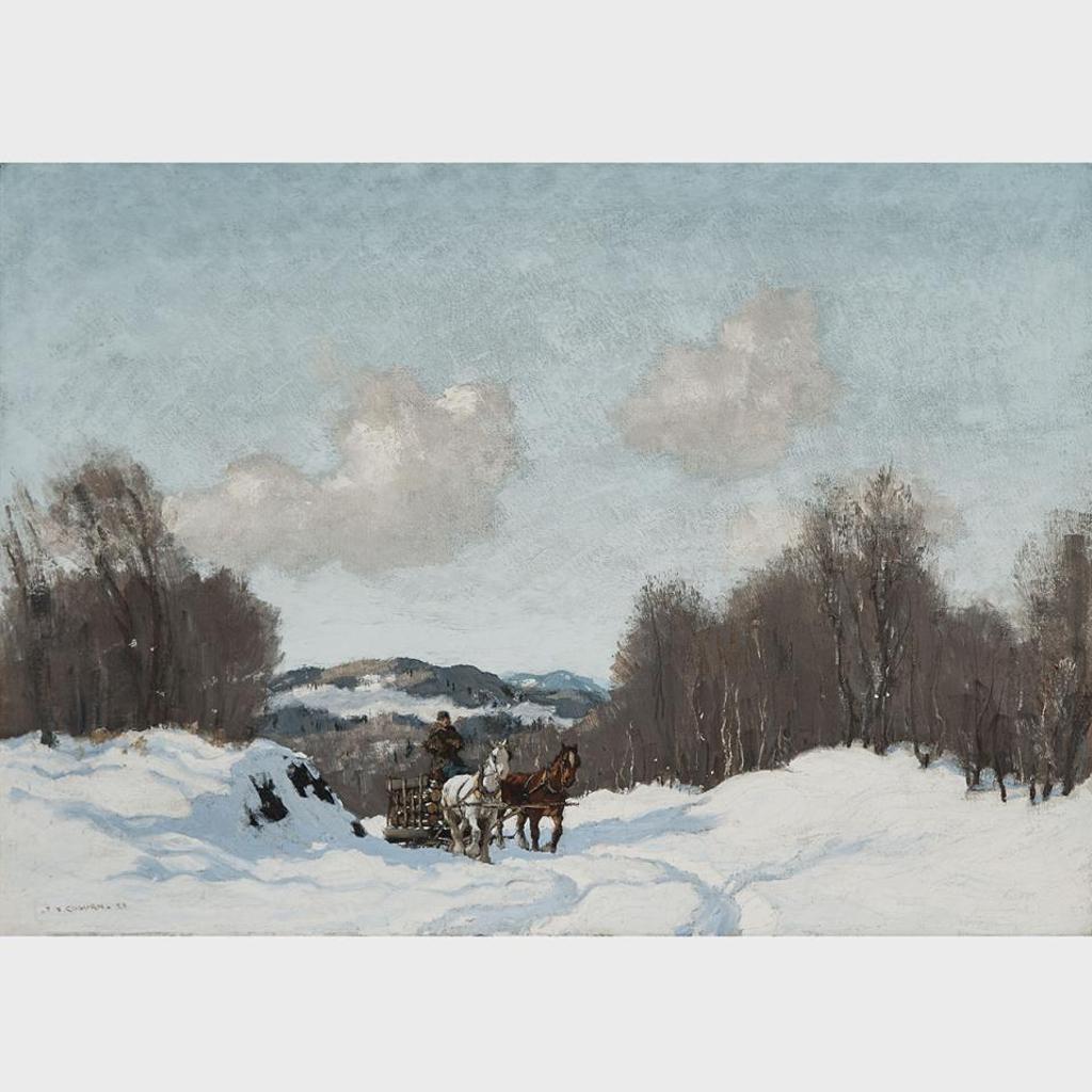 Frederick Simpson Coburn (1871-1960) - The Logging Trail