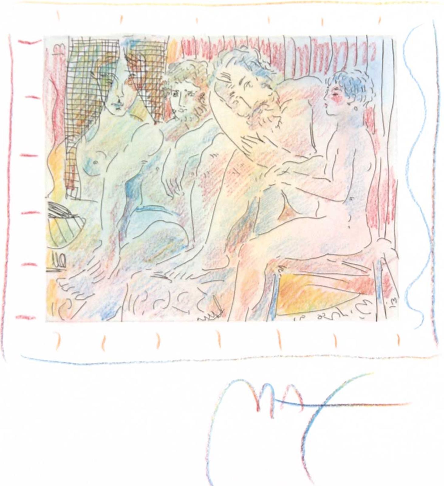 Peter Max (1937) - Homage to Picasso