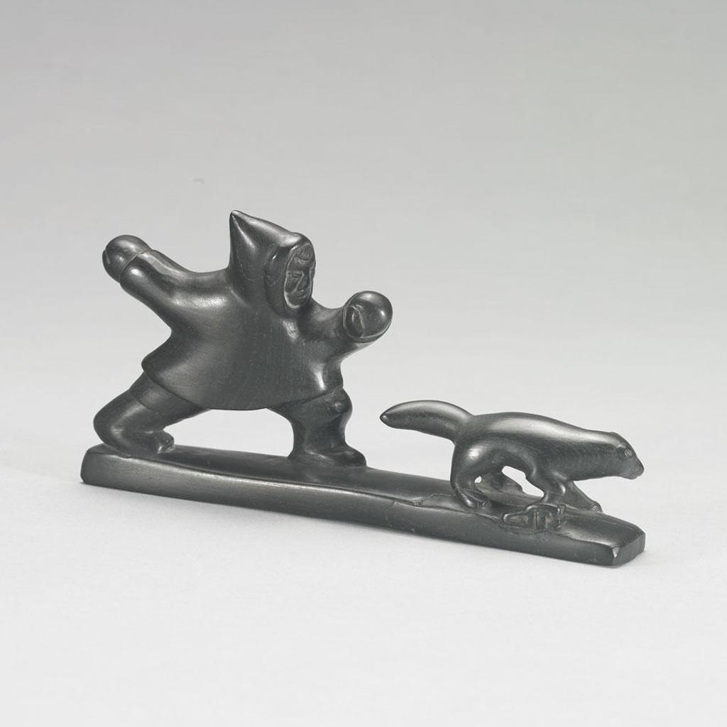 Simeonie Weetaluktuk (1921) - Hunter And Fox In Trap